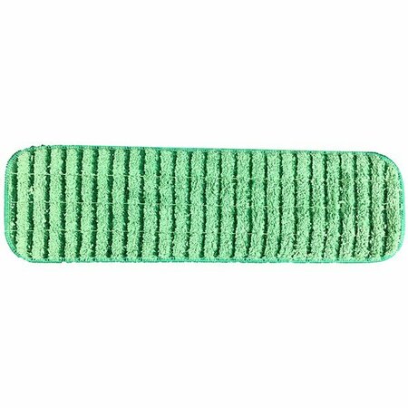 MONARCH BRANDS Scrubbing Wet Flat Mop - 18in 0, Green, 120PK M800018G-CS